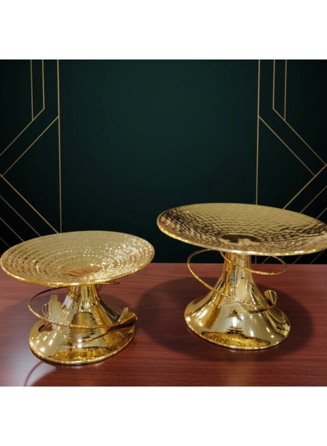Eva Luxurious Gold Serving Stand for Sweets and Cakes - Image 1